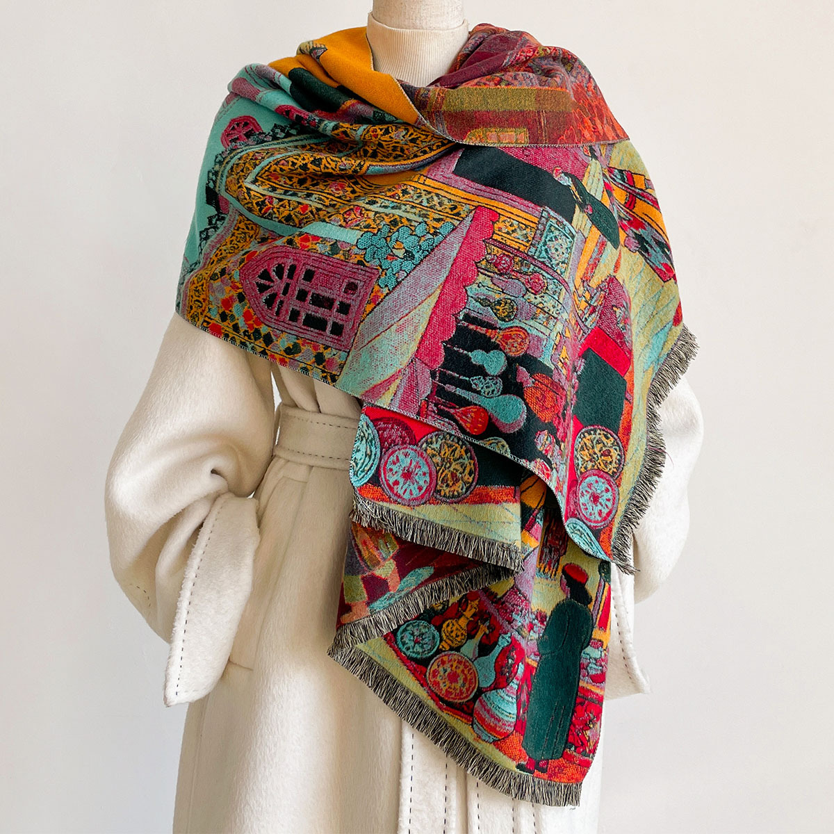 Women Imitation Cashmere Scarf - огляд і ціна Cashmere Scarf