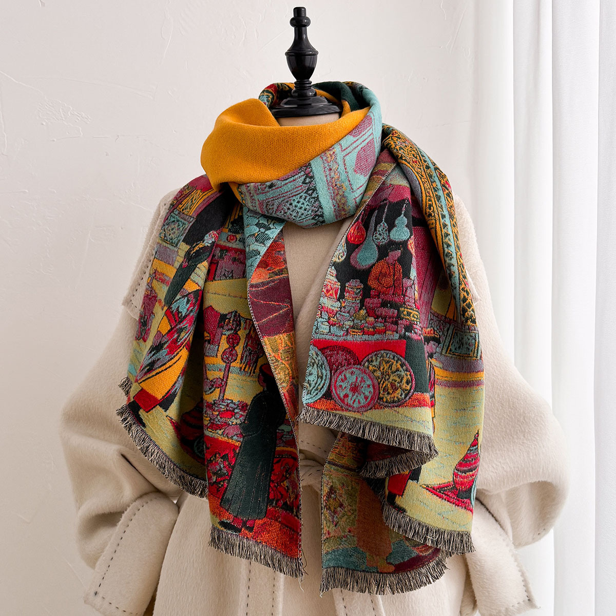 Women Imitation Cashmere Scarf - огляд і ціна Cashmere Scarf