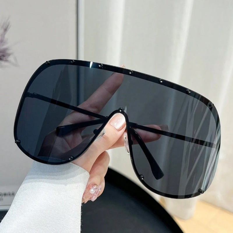 New Lntegrated Oversized Oval  - огляд і ціна Sunglasses Uv400