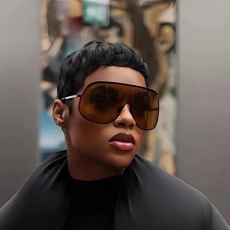 New Lntegrated Oversized Oval  - огляд і ціна Sunglasses Uv400