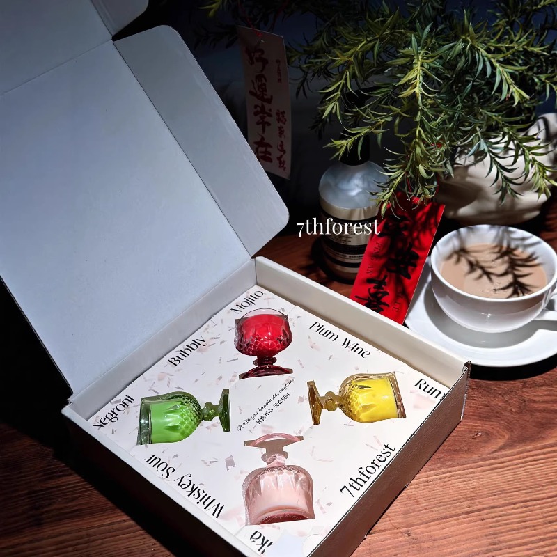 Scented Candle Gift Set Wine G - огляд і ціна Luxury Gift Set