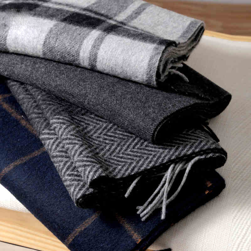 Pashmina Scarf Men Winter Stri - огляд і ціна Cashmere Scarf