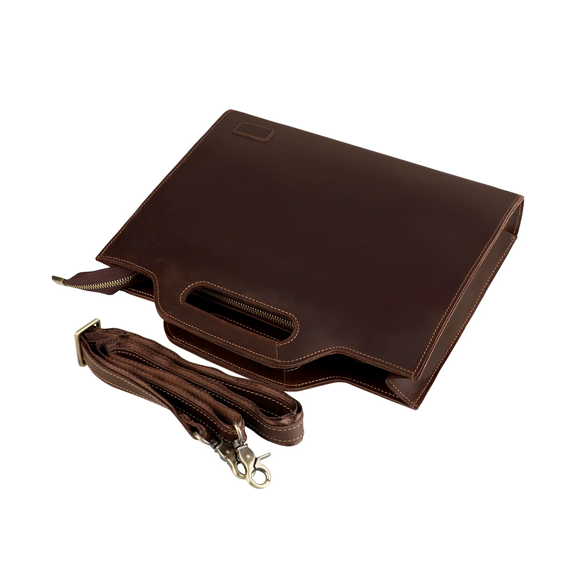 Men's laptop bag, men's should - огляд і ціна Leather Briefcase